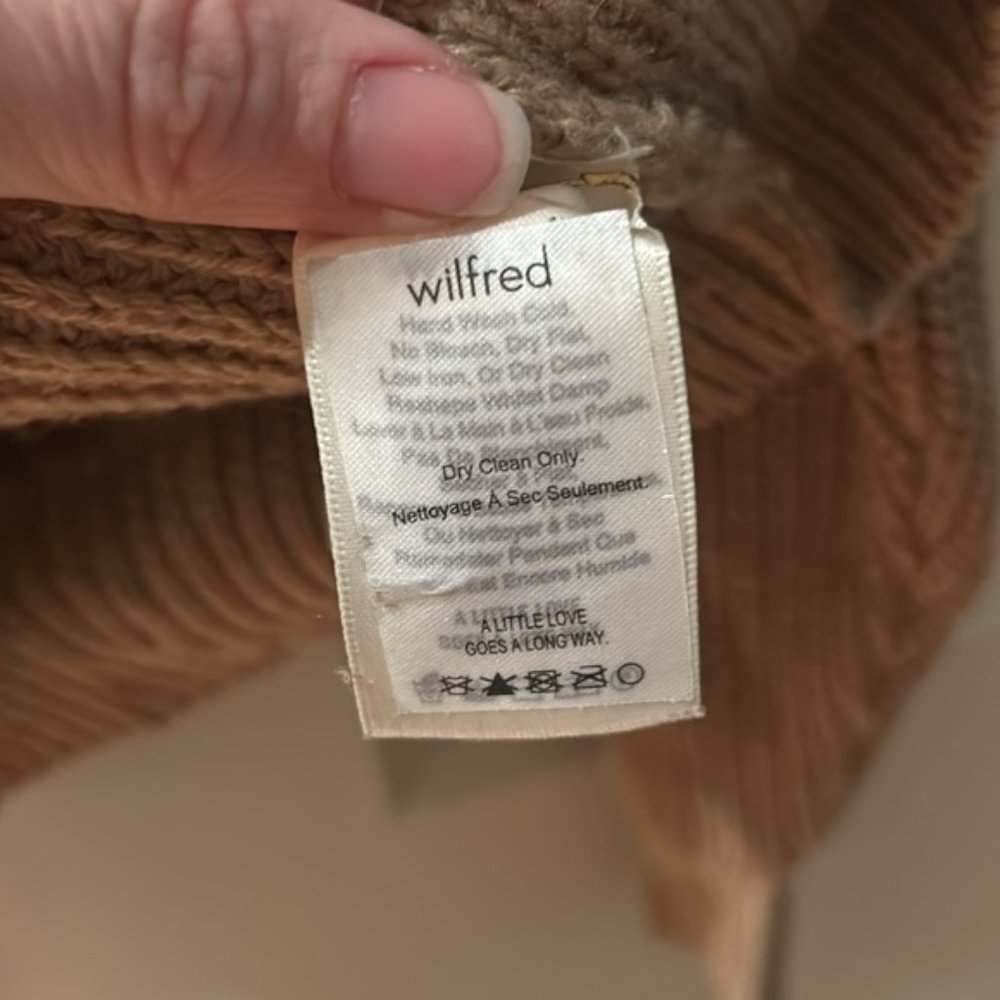 WILFRED ARITZIA Montpellier turtleneck sweater xs - Picture 12 of 16